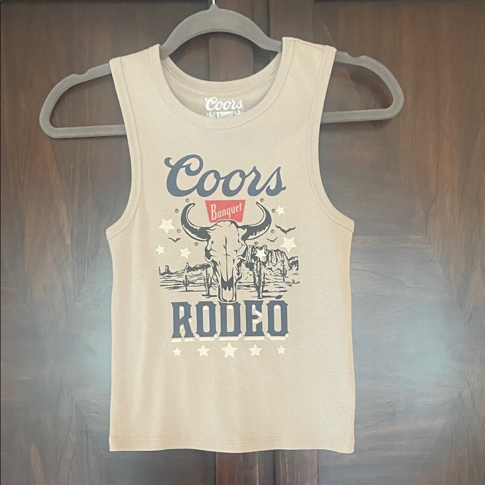 Coors Rodeo Tan Women's Tank Top , XS never worn